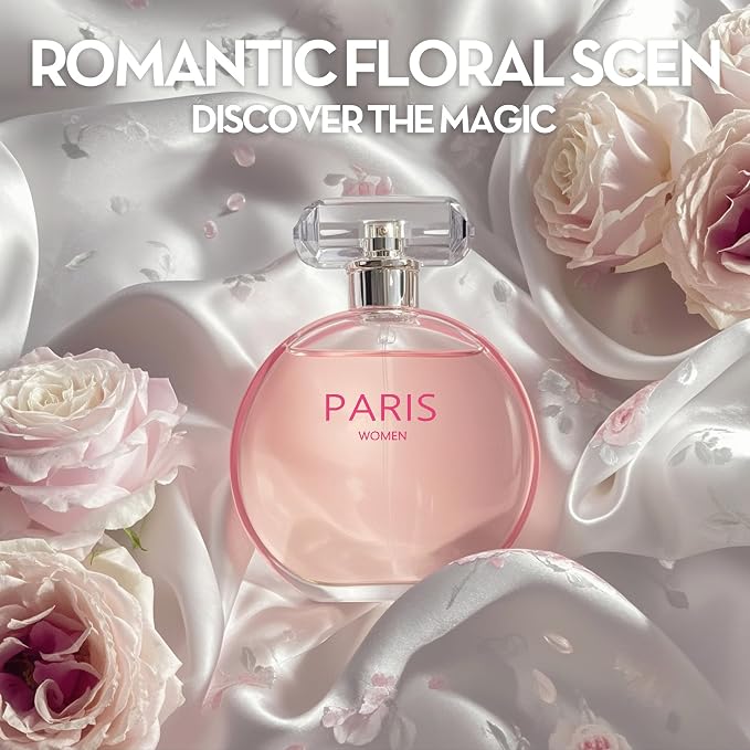 A CENTER PARIS WOMEN Eau de Parfum Spray for Women,Wonderful Gift,Gourmand Fragrance,Daytime and Casual Use,for all Skin Types,a Classic Bottle,3.4 Fluid Ounce