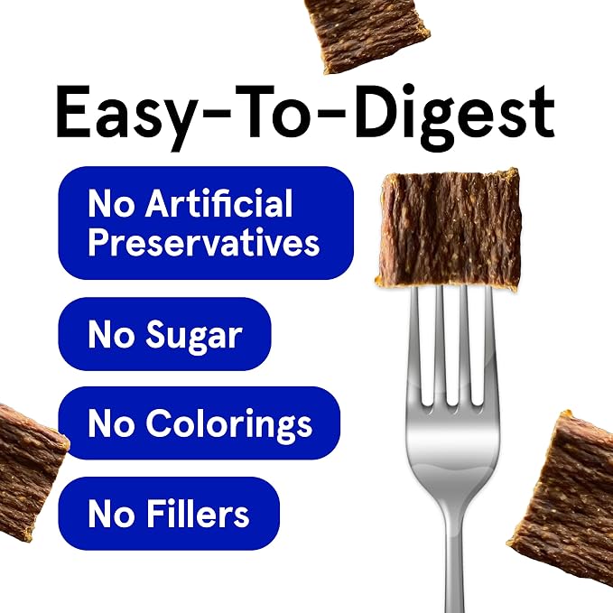 Real Meat Dog Treats - Two 12oz Bag of Bite-Sized Air-Dried Lamb Jerky for Dogs - Grain-Free Jerky Dog Treat Made up of 95% Free-Range, Grass Fed Lamb - All-Natural High Protein Dog Treat