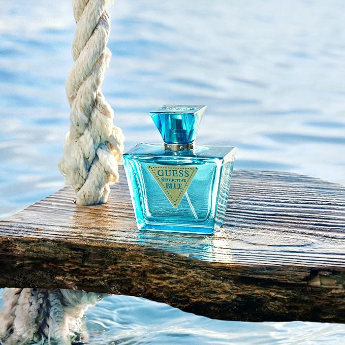 Guess Seductive Blue Women/Femme Eau de Toilette Perfume Spray For Women, 2.5 Fl. Oz.