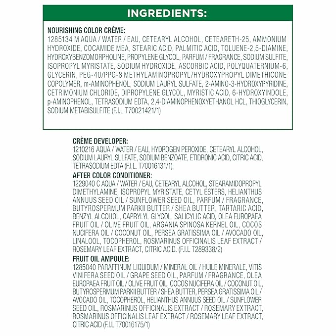 Garnier Hair Color Nutrisse Nourishing Creme, 33 Darkest Golden Brown (Caramel Fudge) Permanent Hair Dye, 1 Count (Packaging May Vary) (Pack of 2)