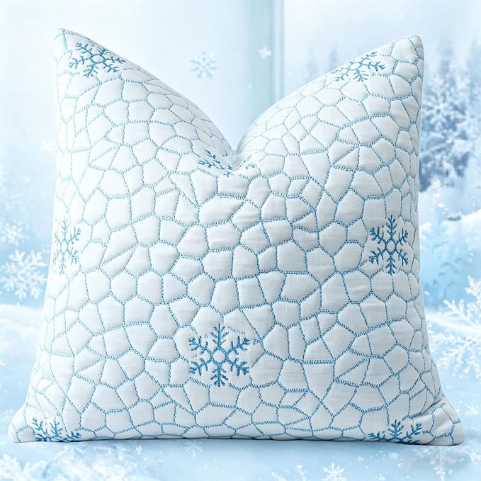 Artscope 28x28 Cooling Throw Pillow Inserts - Synthetic Down Alternative Pillow Forms, Ultra Soft Fluffy Cushion Inserts with Cooling Cover for Decorative Pillows on Couch Sofa & Bed