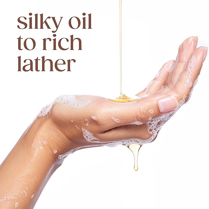 Dove Serum+ Shower Oil Body Wash with Glycerin Serum, Almond Oil & Sandalwood, Soothing Hydrating Cleanser, 15.3 fl oz