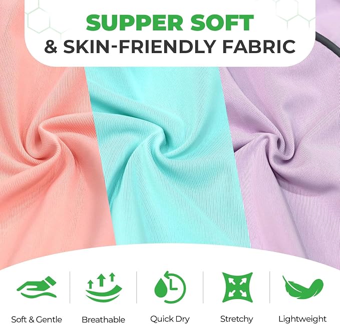 ABRRLO 3-Pack Reflective Dog Shirts for Small Medium Dogs Sun Protection Lightweight Puppy Cat T-Shirt with D-Ring,Soft Stretchy Dog Cooling Vest Cute Puppy Clothes Girl Summer Pet Outfits