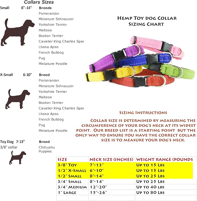 Toy Dog Collars (Pink)