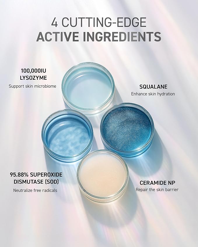 SumaNurica Peptide Cleansing Balm, Biotech Makeup Remover, All-in-One Facial Cleanser, Oil Cleanser for Sensitive & Acne-Prone Skin, Deep Cleanse Waterproof Makeup & Impurities, 0.42oz/12g