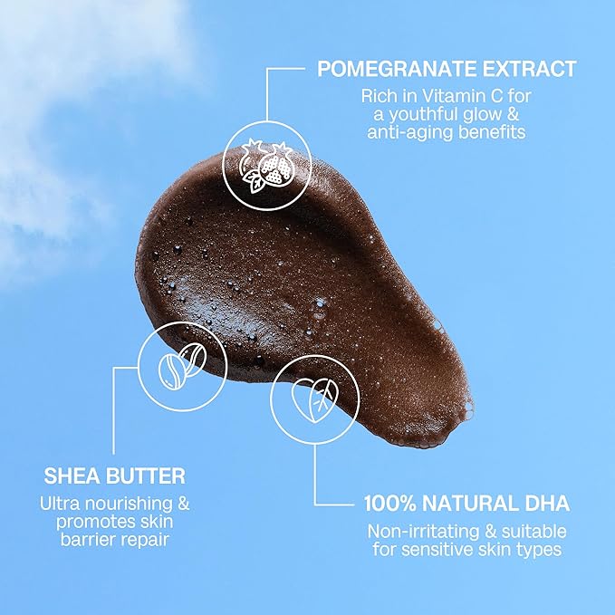 Bali Body Deep VioletSelf-Tanning Mousse + Mitt Bundle | Natural Looking Perfect Bronzed Shade | Streak-Free Green Based Tinted Self-Tanner + Reusable Stain-Free Tan Applicator | Vegan, Cruelty Free