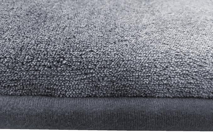 Dogbed4less Luxury Extra Large Gel-Infused Memory Foam Dog Bed Mat Pillow Topper, Fit XL 48"X30" Crate, Waterproof Non Slip Bottom, Grey
