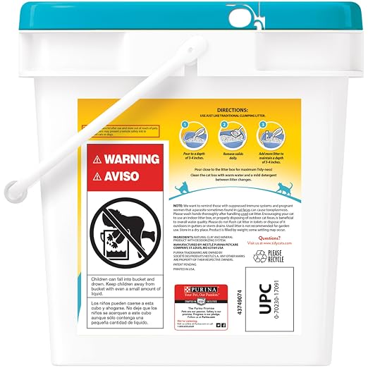 Purina Tidy Cats Light Weight, Low Dust, Clumping Cat Litter, LightWeight Instant Action Multi Cat Litter - 12 lb. Pail