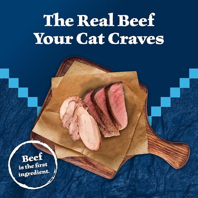 Blue Buffalo Wilderness Rocky Mountain Recipe Wet Cat Food Flakes (24 Pack) | High Protein, Red Meat Feast, Real Beef #1 Ingredient, Chicken-Free & Grain-Free Formula, 5.5-oz. Cans