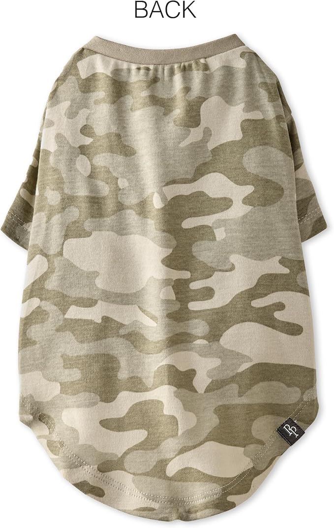 Pet Passion Toby II Dog T-Shirt, 3 Pack, Sage Camo, XX-Large | GOTS-certified organic cotton short-sleeve tee. Breathable, soft & sustainable for everyday wear.