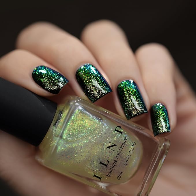ILNP Head Start - Gold, Yellow, Green, Blue Iridescent Topper Nail Polish