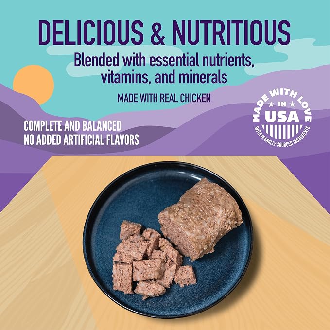 A Strong Heart Chopped Chicken & Liver Dog Food, 13.2oz, 12pk | Chicken & liver, AAFCO all life stages, made in USA, easy-to-eat texture
