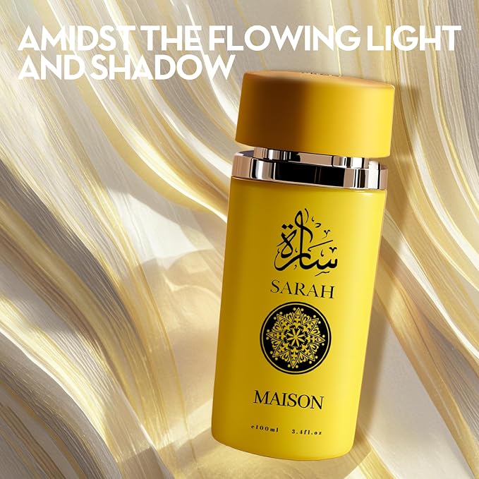 A CENTER Sarah Maison&Sarah White Perfume Set for Women - Floral Fragrance Gift Set with Vanilla, Sandalwood, Musk| 3.4 Fl Oz Each Eau De Parfume for Daily Use