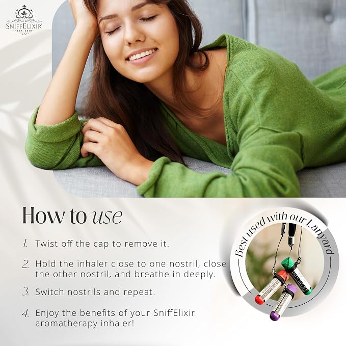 Eucalyptus Essential Oil Aromatherapy Nasal Stick Vapor Inhaler - Allergy Relief, USA Made with Organic Essential Oils, Natural Breathe Easy Support