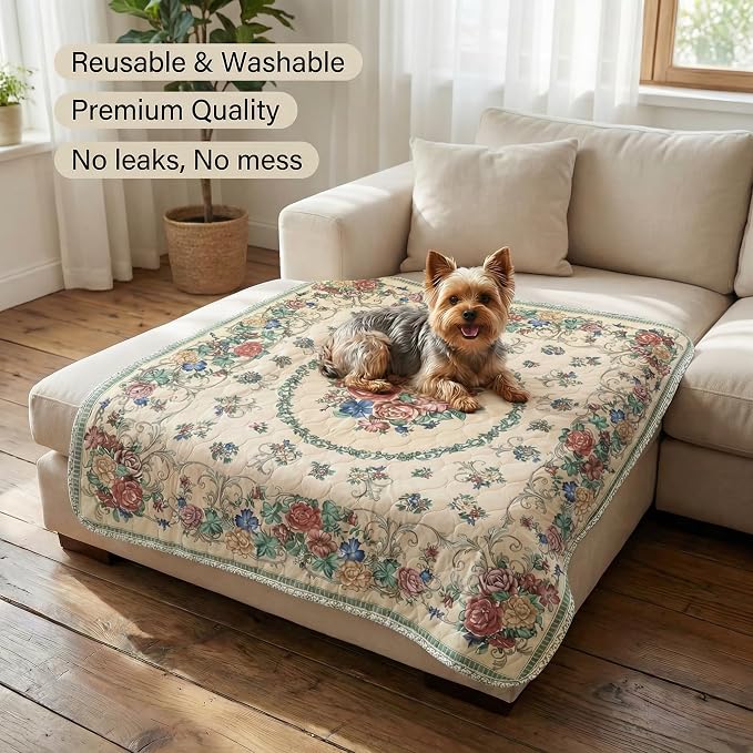 Washable Pee Pads, Super Absorbent Puppy Pads, 2 Pack 36"x36" | Reusable Dog Training Pads, Leakproof With Waterproof Non-Slip Backing For Crates, Floors, Indoor Potty & Furniture