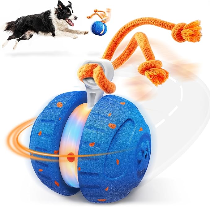 Pamlulu Interactive Dog Toy for Small & Medium Dogs, Fun Enrichment Toy to Keep Dogs Busy, Chew-Friendly Puppy Toy for Indoor & Outdoor Play, Dog Birthday Gift
