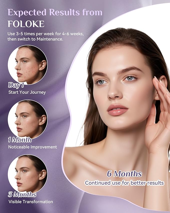 FOLOKE Red Light Therapy Mask for Face & Neck, LED Face Light Therapy,USB C Rechargeable,Infrared Mask for Home Working Travel Yoga