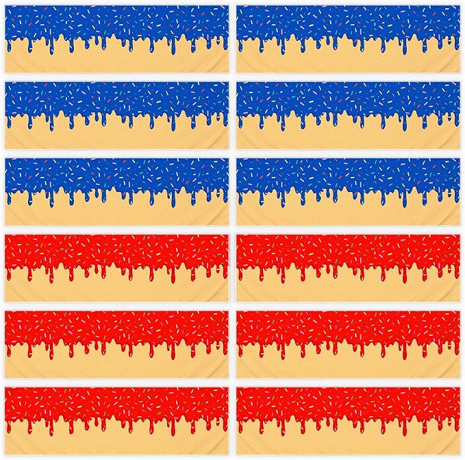 12PCS Baseball Drip Cooling Towels, Neck Cool Towels Baseball Team Gift Reusable Sweat Wicking Chill Towels,for Baseball Team Summer Party Favors Beach and Camping Yoga Fitness