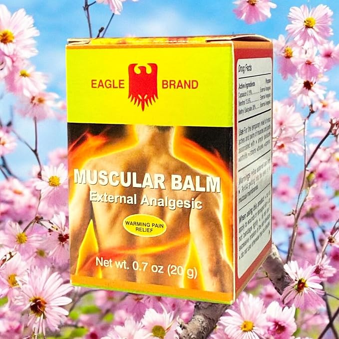 Combo - Yellow Muscular Balm and Song Ngu Essential Oil - Dau Cu La Vang Xoa Bop Co Bap Con O va Dau Nong Song Ngu
