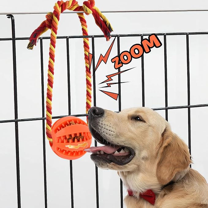 Interactive Dog Toys, Crate Training Aids for Puppies,Orange