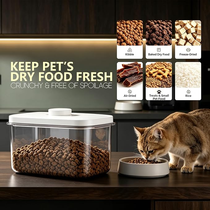 LivLab Mker 10lbs Dog Food Storage Containers With Lids & Cup
