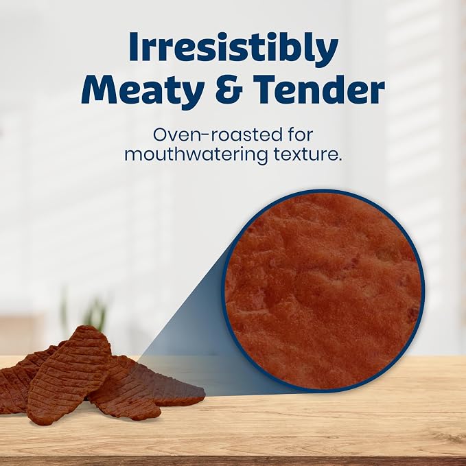 Blue Buffalo True Chews Premium Jerky Cuts Steak Dog Treats, 30 oz | Chicken-Free Recipe, Real Steak First, Made in the USA, No Artificial Preservatives