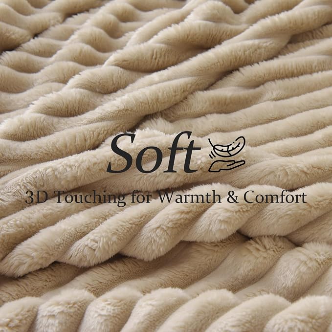 Fleece Queen Throw Blanket for Couch & Bed, Cozy Warm Gifts for Women Girls | Soft flannel, no-pill & no-shed. Lightweight for sofa, chair, car and home decor. For Mother's Day, Graduation, Christmas.