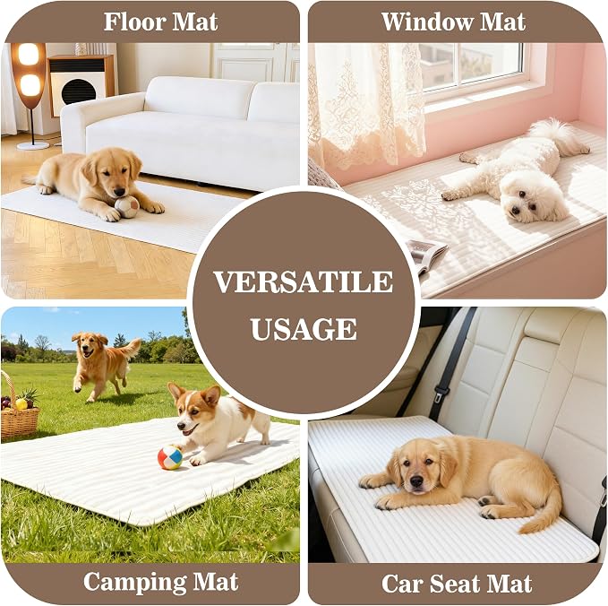 MYSKY HOME 100% Waterproof Couch Cover, Couch Covers for Sofa, Non Slip Couch Covers for 2 Cushion Sofa Pet Friendly, Sofa Covers Washable Slipcovers Dog Couch Cover Protector, Off White, 35"x63"