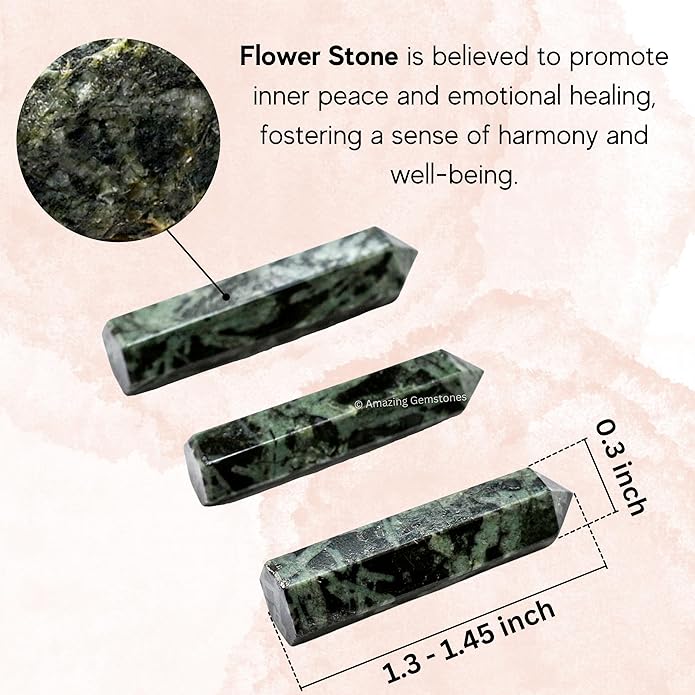 Amazing Gemstone Crystal Points Bulk Healing Crystals & Stones - Premium Single Terminated Healing Wand Point Bulk Crystals for Crafts, Crystal Grid, DIY Work