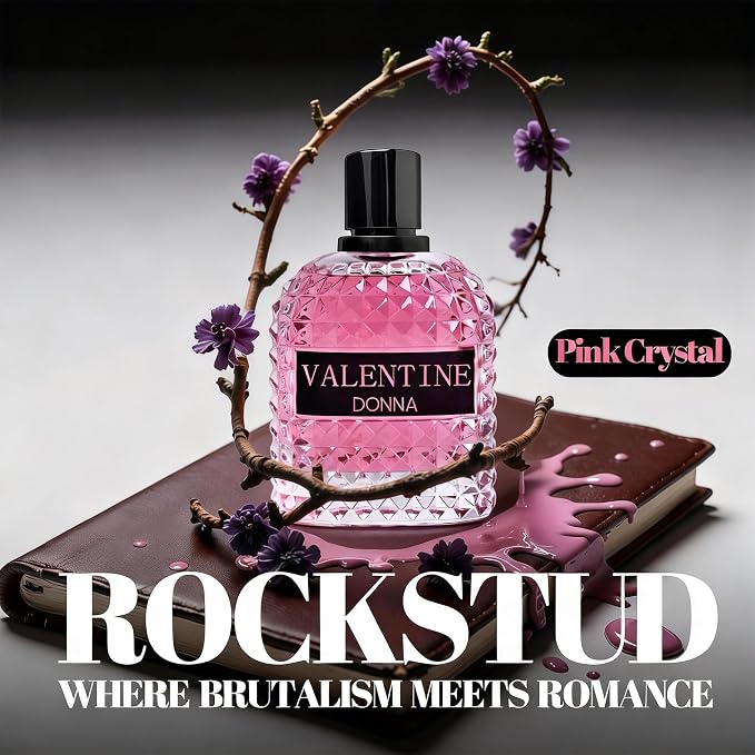 A CENTER Valentine Milano&Valentine Donna Perfume Set for Women - Floral Fragrance Gift Set with Floral Fruity Scent| 3.4 Fl Oz Each Eau De Pafume for Office Wear