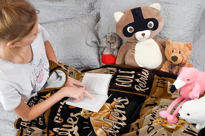 Golden Retriever Gifts for Women, Golden Retriever Blanket 50"x60" | Gifts for Golden Retriever Lovers/Mom/Owners, Golden Retriever Gifts/Decor for Adults/Girls/Teens/Her for Birthday/Christmas