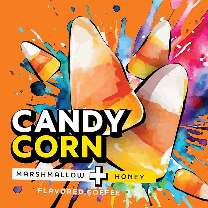 Java Factory Flavored Coffee Pods, Candy Corn, Compatible with K Cup Brewers Including 2.0, 40 Count