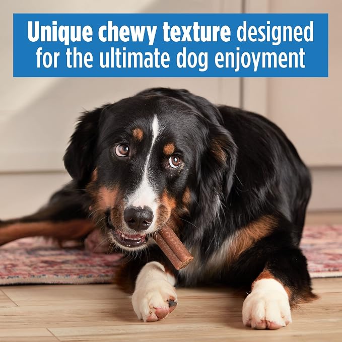 Milk-Bone Comfort Chews, Dog Chew with Unique Chewy Texture and Real Beef, 40.8 Oz. Bag (16 Chews), (Pack of 4)