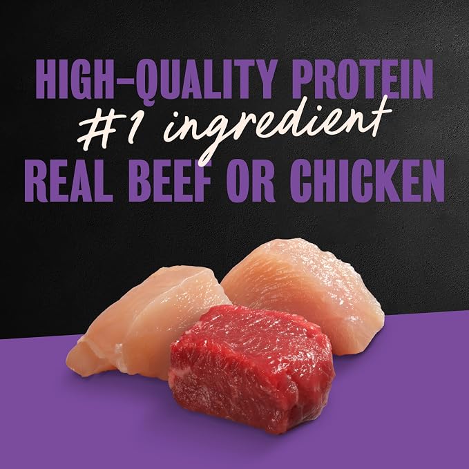 Cesar Classic Loaf Wet Dog Food, Farmer's Selects, 3.5 oz, 12 Count, 2-Pack | Made in USA, Grilled Chicken & Top Sirloin flavors, real chicken or beef #1 ingredient, easy peel trays, complete & balanced