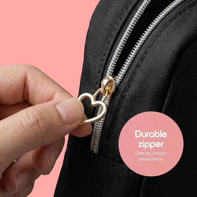 Period Bag – Compact Discreet Tampons & Pad Pouch with Waterproof Lining, Cute & Stylish Period Pouches