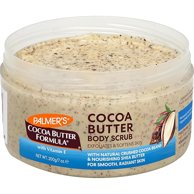 Palmer's Cocoa Butter Formula Exfoliating Body Scrub for Smooth Skin, Skin Exfoliator for Women and Men, 7.05 oz