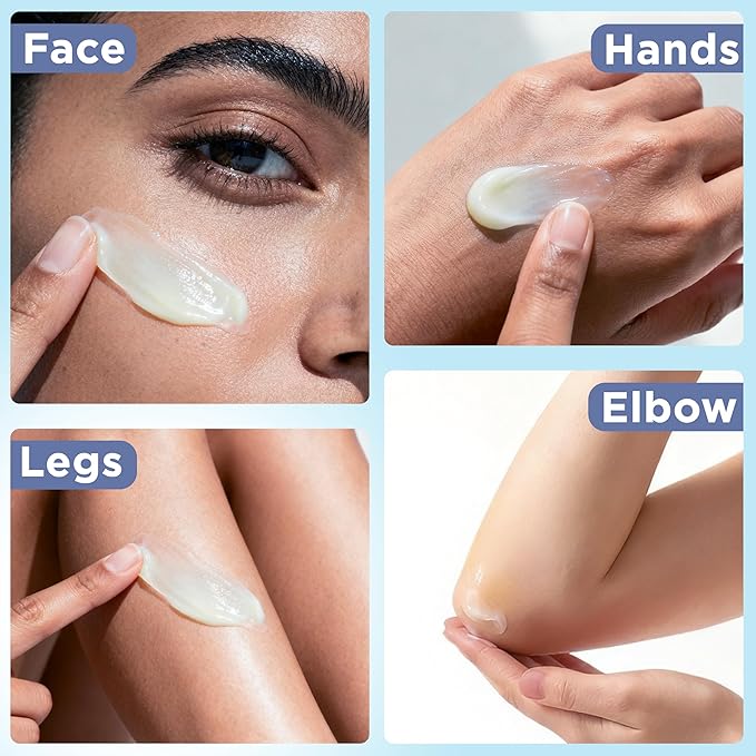 Veakoo Beef Tallow for Skin, Whipped Beef Tallow Cream, Unscented Face Moisturizer in Tube, Organic Grass Fed Tallow and Honey Balm for Nourishing Dry, Oily, Combination, and Normal Skin