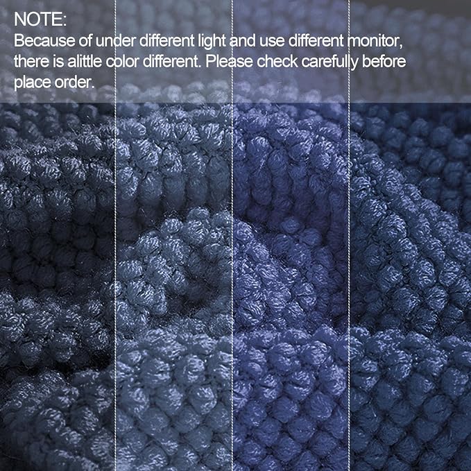 LOMAO Knitted Throw Blanket with Tassels Bubble Textured Lightweight Throws for Couch Cover Home Decor (Navy, 60x80)