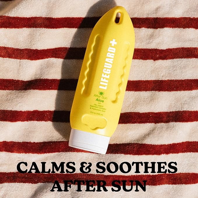 LIFEGUARD After Sun Aloe Gel - Cooling and Soothing Aloe Gel for After Sun Care and Sunburn Relief, Instant Hydration and Moisturizer, Lightweight Texture - 8 fl. oz.