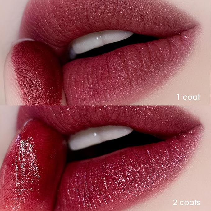 PLAT LIPS 927 BURGUNDY, Lip & Cheek, Lightweight, Naturally Dewy+ Glowy Finish, Blendable & Buildable Formula (1.2g, 0.003 oz.)