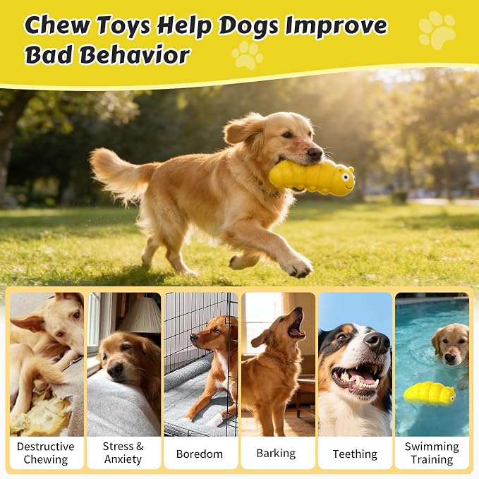 Tough Interactive Dog Toy for Outdoor Swimming & Water Fetch Play