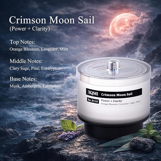 Smart Scented Candle Refill Set, 4-Pack Signature Fragrance Collection, 4.25oz Each, Soy Wax with 13% Perfume-Grade Oils(Heartbeat Rhythm, Because You are, Sweet Cloud Dream, Crimson Moon Sail)