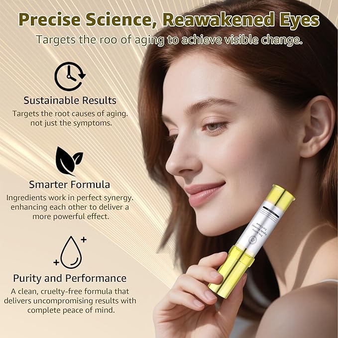 Perfection Eye Tightener & Instant Eye Face Lift Cream | Rapid Tightening for Eye Bags & Fine Lines | Dual-Action Firming + Long-Term Repair | Daily Skin Care | Gifts for Women (0.71fl oz/21ml)