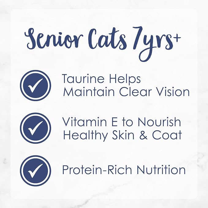 Purina Fancy Feast Senior 7+ Wet Cat Food Variety Pack, 3 oz, 24-Pack | Chicken, beef, and tuna recipes with high protein to support strong muscles. Includes antioxidants to support immune health