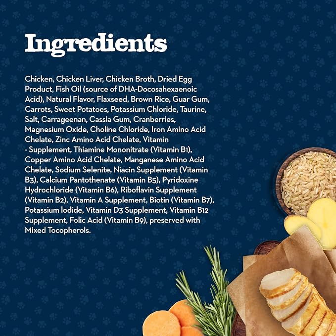 Blue Buffalo Baby Blue Chicken Kitten Paté Wet Cat Food, 3 oz, 6 ct | Real Chicken #1 Ingredient, Healthy Growth Formula, Made with DHA for Cognitive Development