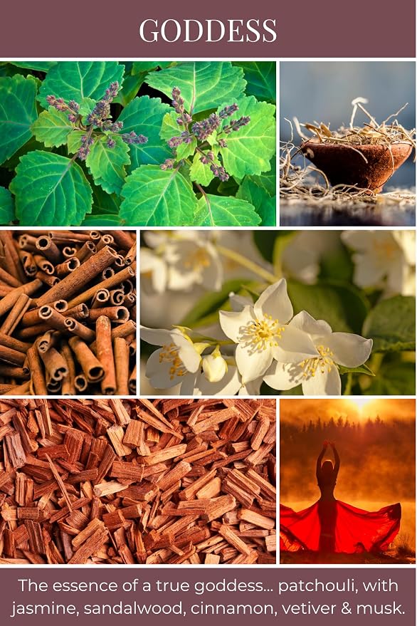Eco Candle Co. Goddess Tea Light Candles, 10-Pack, 9 Hr Burn Time | Scents of Patchouli, Jasmine, Sandalwood, Cinnamon, Vetiver, & Musk - Recyclable, Hand Poured, Midwest Grown Soybeans