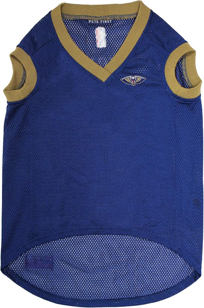 Pets First NBA NEW ORLEANS PELICANS DOG Jersey, Large - Tank Top Basketball Pet Jersey