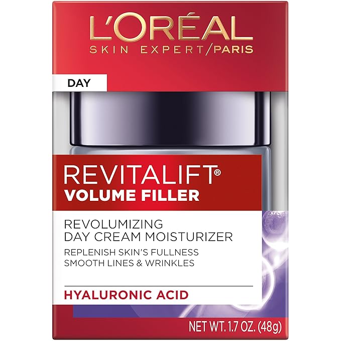 L’Oreal Paris Skin Care Revita Lift Volume Filler Daily Re-Volumizing Facial Moisturizer, 1.7 Ounce