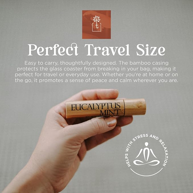 Soulistic Root Eucalyptus Mint Essential Oil Roll On – Breathe Essential Oil Blend w/Peppermint, Spearmint, Rosemary – Aromatherapy Rollerball for Spa, Self Care, Energy – 10ml Bottles Each