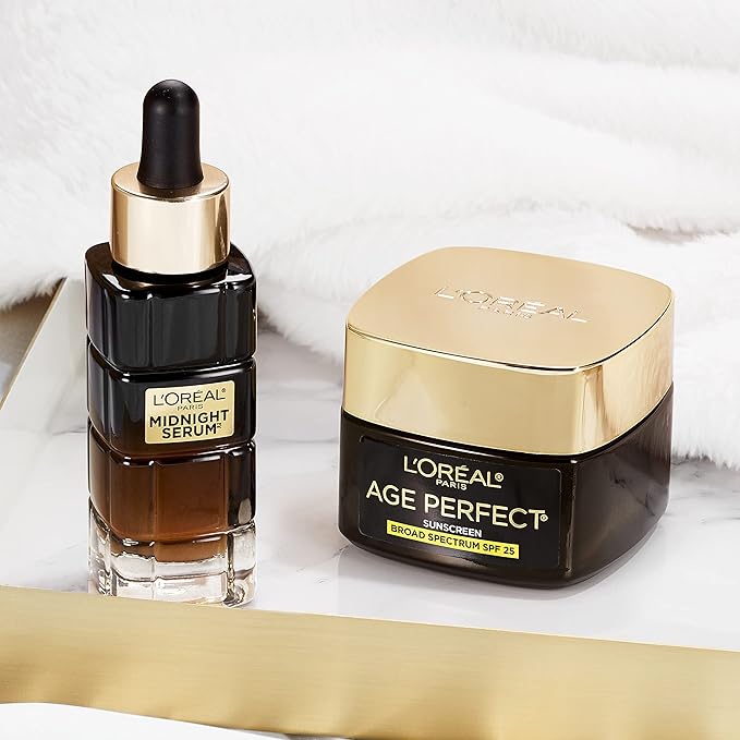 LOreal Paris Age Perfect Cell Renewal Anti-Aging Day Moisturizer with Broad Spectrum SPF 25 Sunscreen, Antioxidants, and Vitamin E 1.7oz